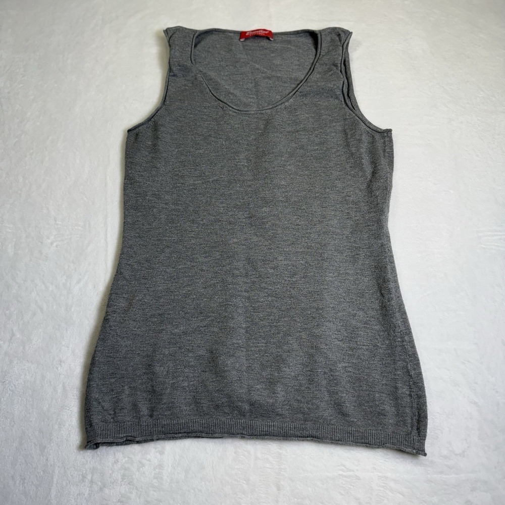 Essential Stefanel Grey Knit Tank‎